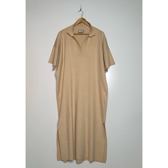 Tuckernuck Tan Channing Polo Midi Dress Size 3XL - Picture 3 of 12